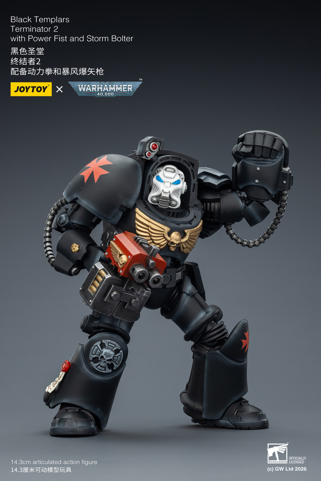Black Templars Terminator 2 with Power Fist and Storm Bolter - view 14