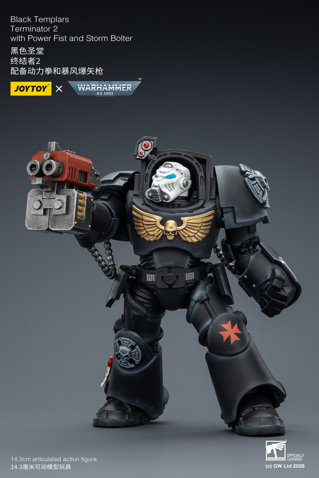 Black Templars Terminator 2 with Power Fist and Storm Bolter - view 11
