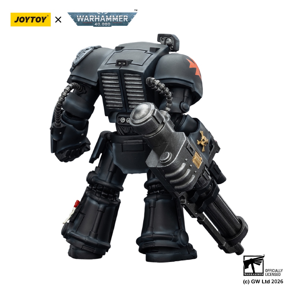 Black Templars Terminator 3 with Power Fist and Assault Cannon - view 3