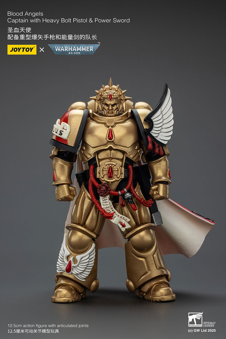 Blood Angels Captain with Heavy Bolt Pistol & Power Sword - view 12