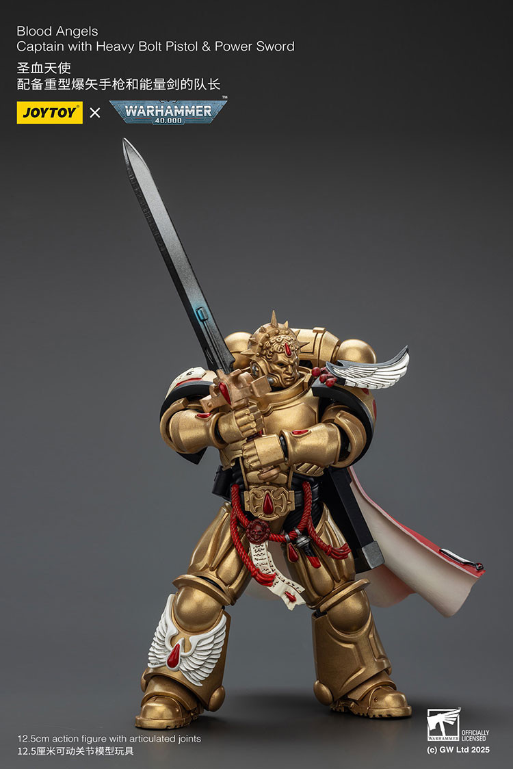 Blood Angels Captain with Heavy Bolt Pistol & Power Sword - view 9