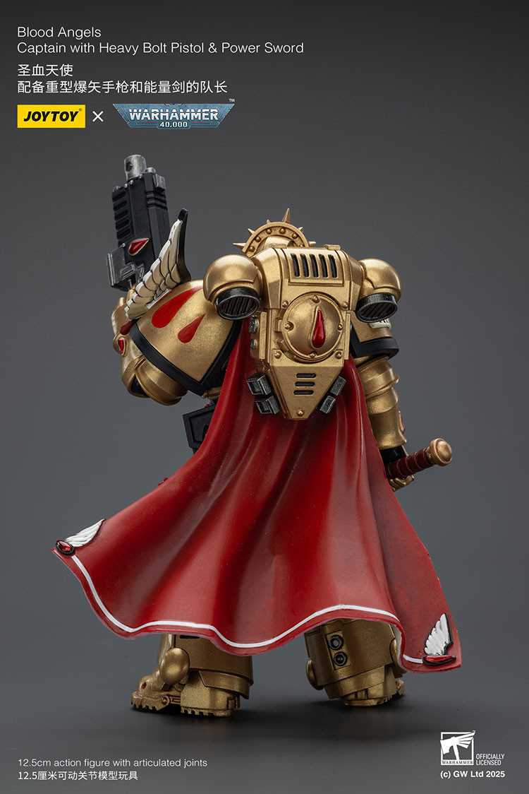 Blood Angels Captain with Heavy Bolt Pistol & Power Sword - view 8