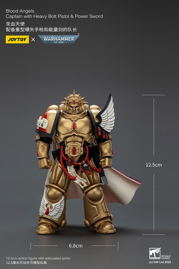 Blood Angels Captain with Heavy Bolt Pistol & Power Sword - view 15