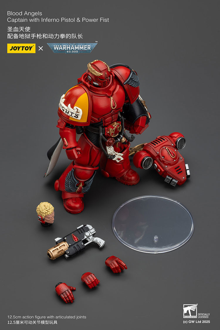 Blood Angels Captain with Inferno Pistol & Power Fist - view 13