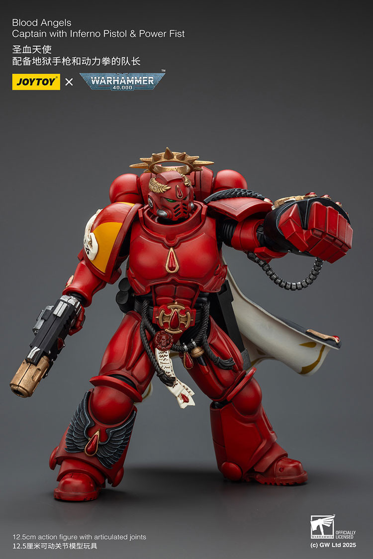 Blood Angels Captain with Inferno Pistol & Power Fist - view 11