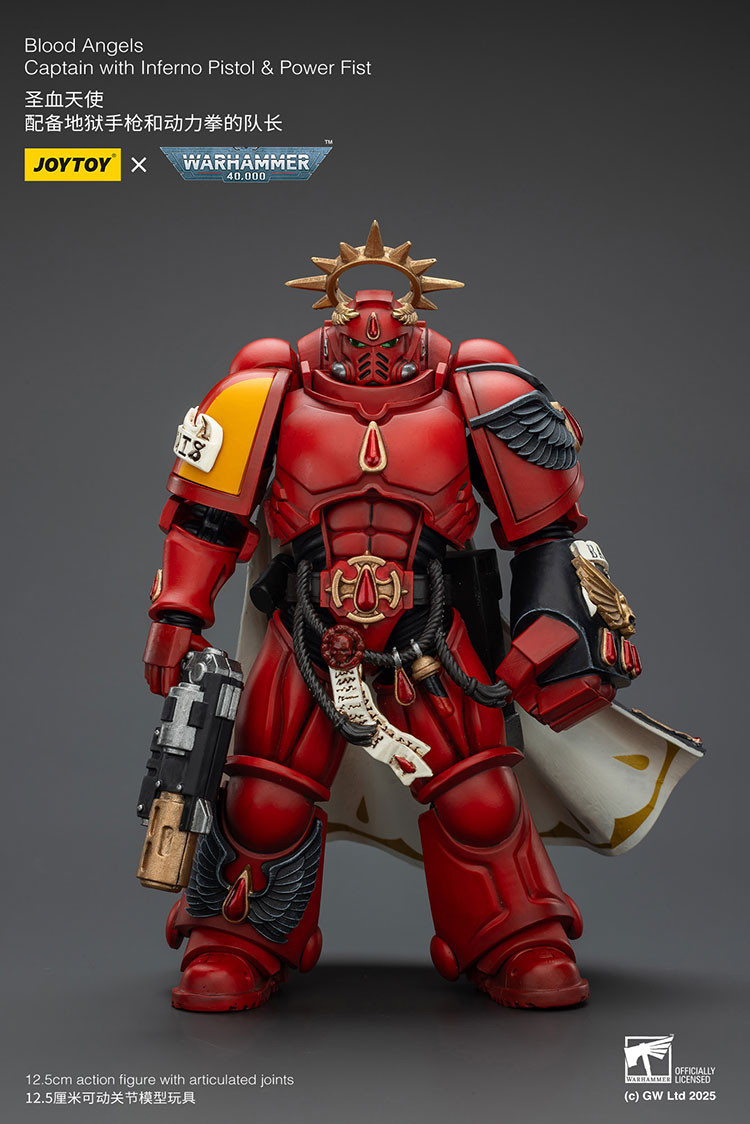 Blood Angels Captain with Inferno Pistol & Power Fist - view 6