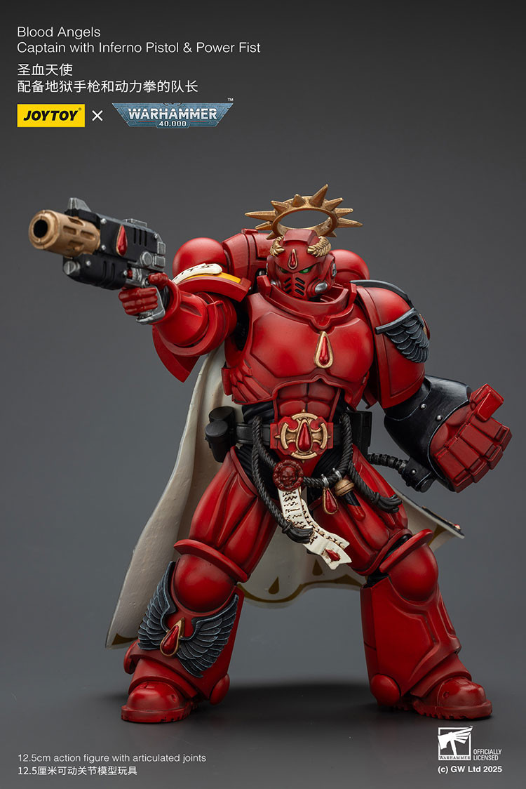 Blood Angels Captain with Inferno Pistol & Power Fist - view 9
