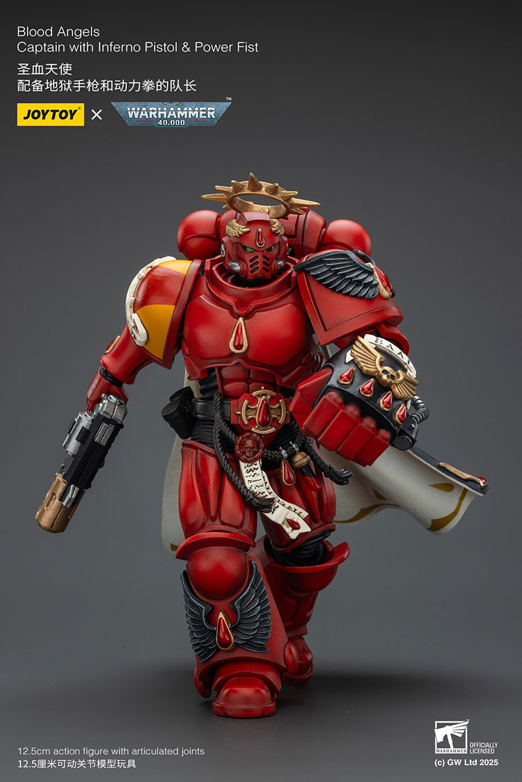 Blood Angels Captain with Inferno Pistol & Power Fist - view 12