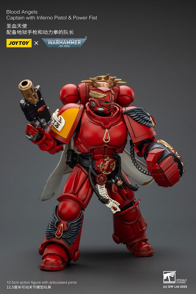 Blood Angels Captain with Inferno Pistol & Power Fist - view 7