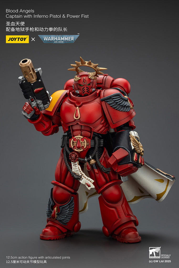 Blood Angels Captain with Inferno Pistol & Power Fist - view 8