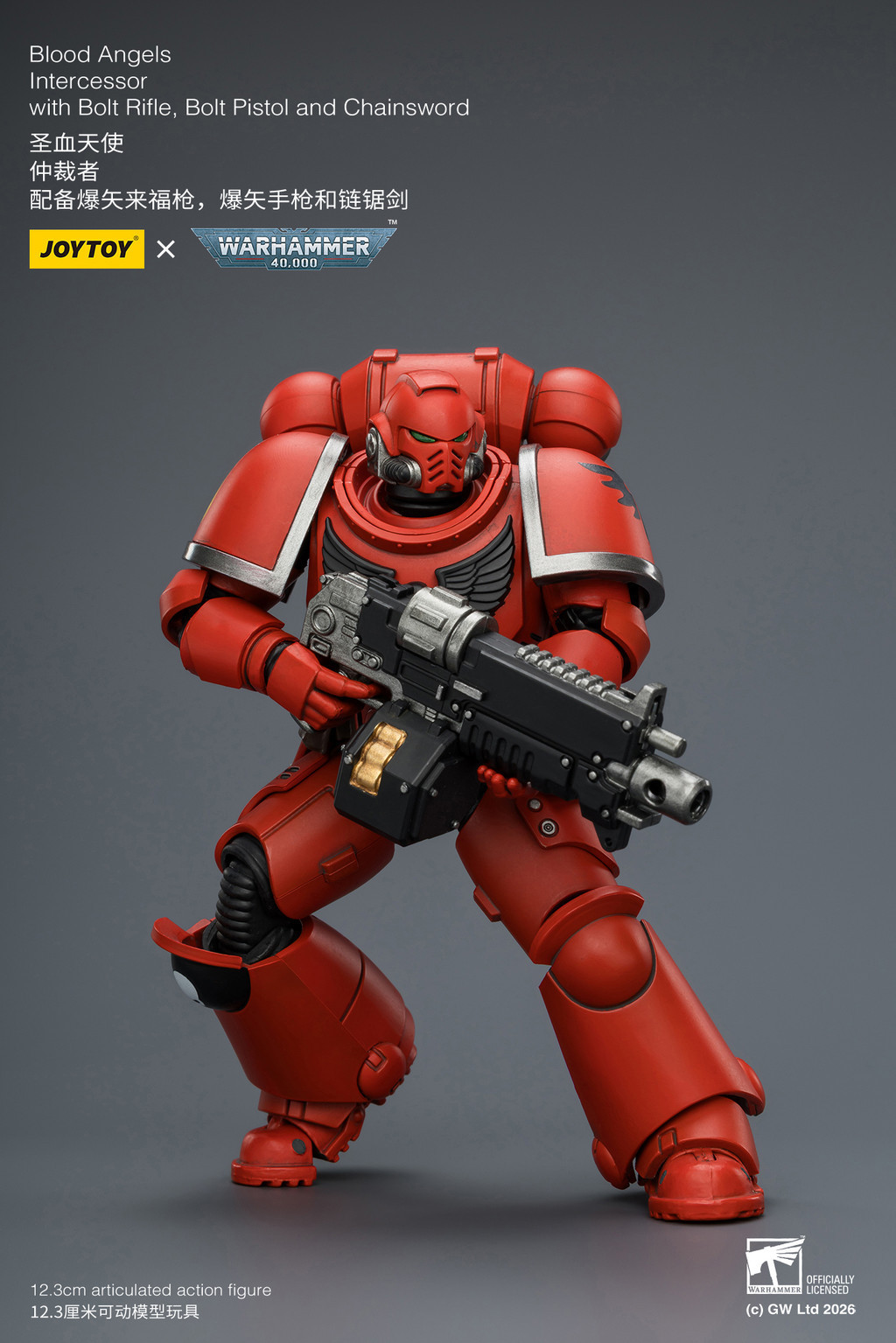 Blood Angels Intercessor with Bolt Rifle, Bolt Pistol and Chainsword - view 14