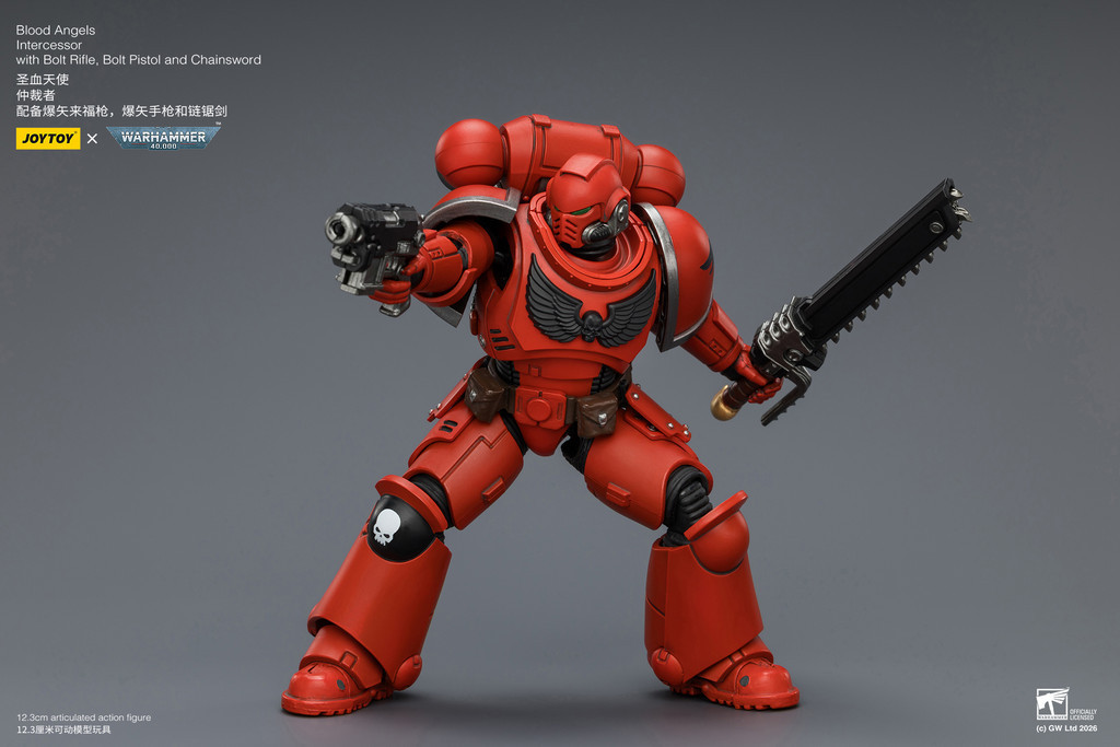 Blood Angels Intercessor with Bolt Rifle, Bolt Pistol and Chainsword - view 17