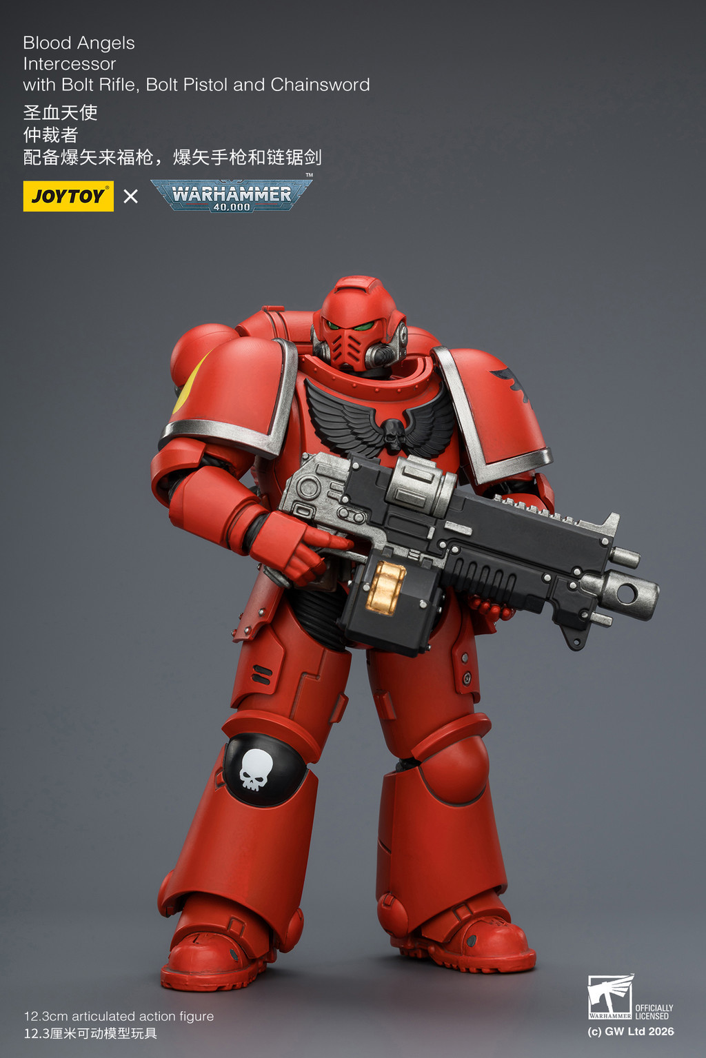 Blood Angels Intercessor with Bolt Rifle, Bolt Pistol and Chainsword - view 11