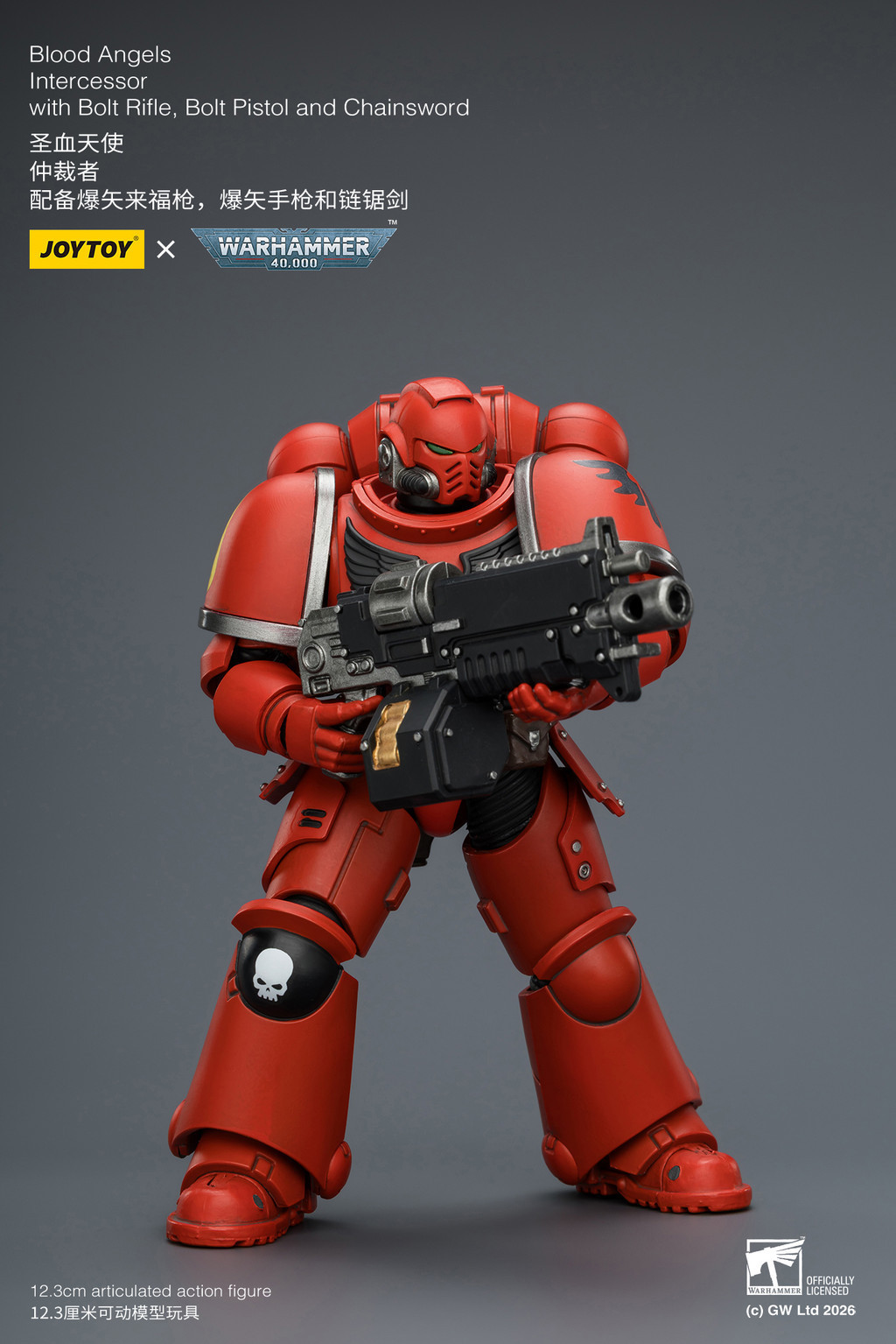 Blood Angels Intercessor with Bolt Rifle, Bolt Pistol and Chainsword - view 13