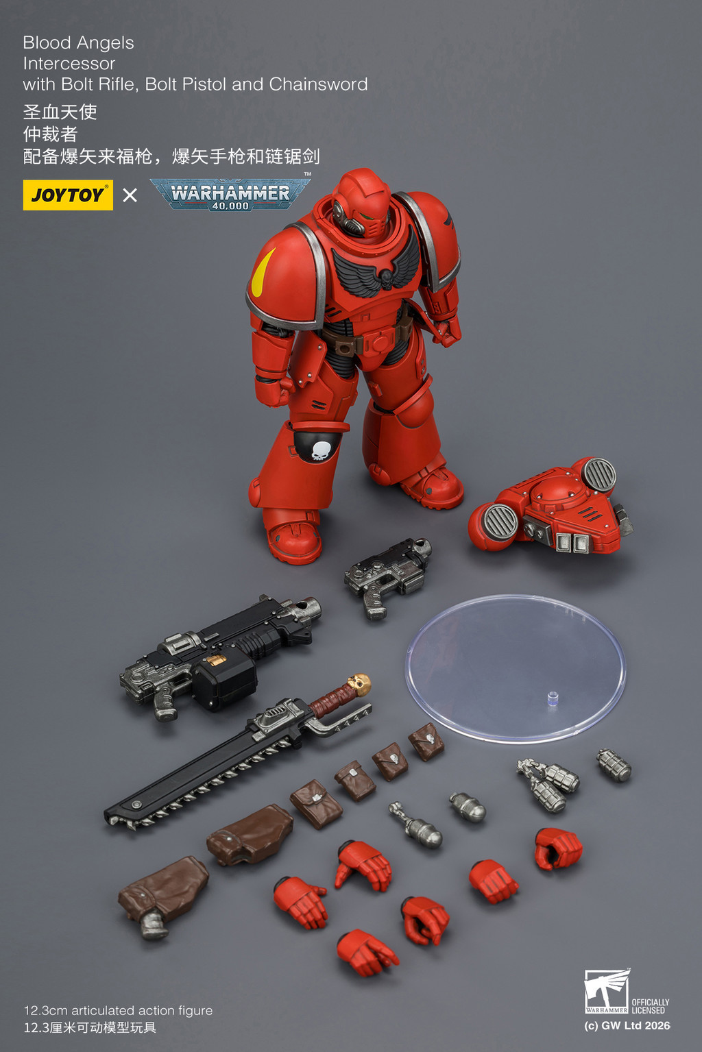 Blood Angels Intercessor with Bolt Rifle, Bolt Pistol and Chainsword - view 18