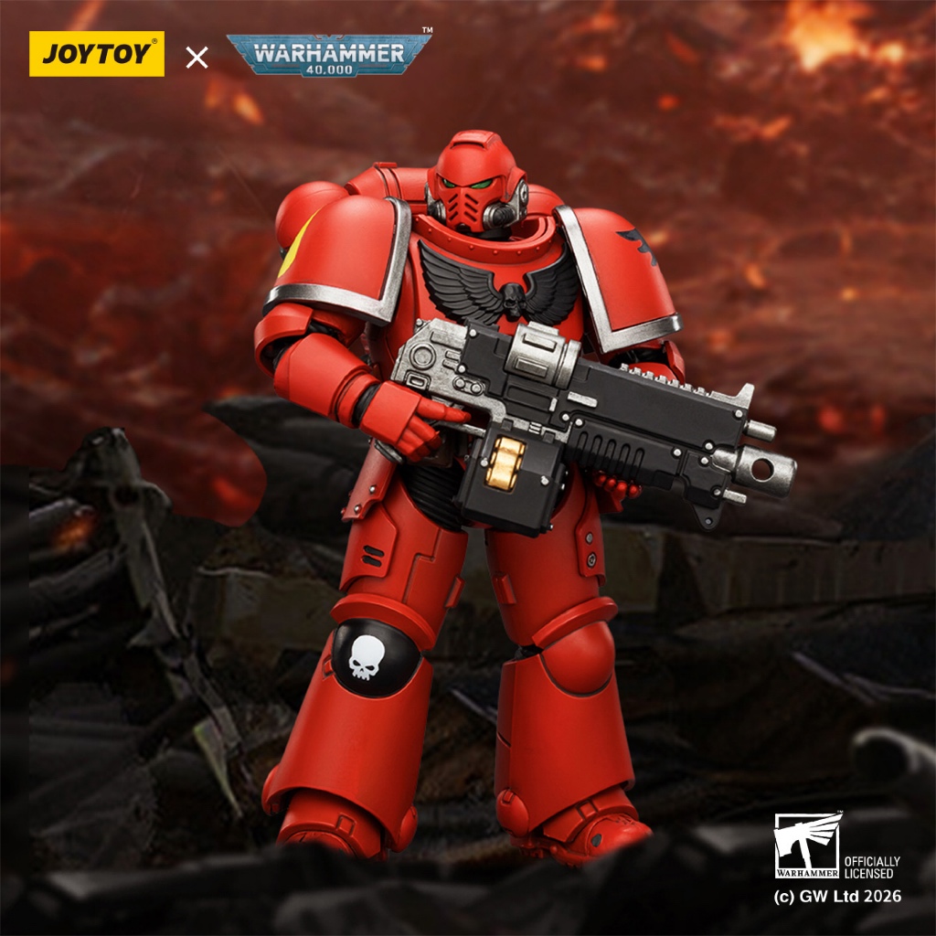Blood Angels Intercessor with Bolt Rifle, Bolt Pistol and Chainsword - view 2