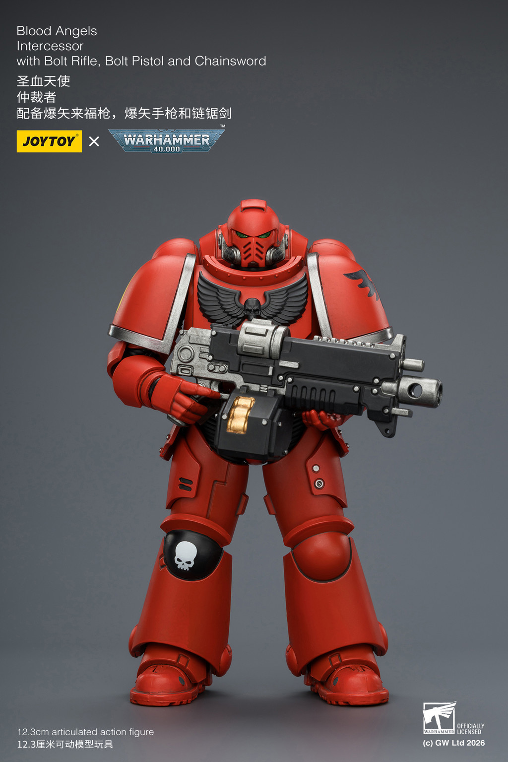 Blood Angels Intercessor with Bolt Rifle, Bolt Pistol and Chainsword - view 10