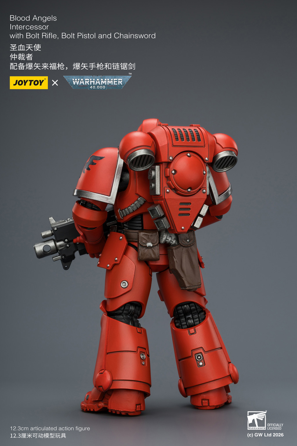 Blood Angels Intercessor with Bolt Rifle, Bolt Pistol and Chainsword - view 12