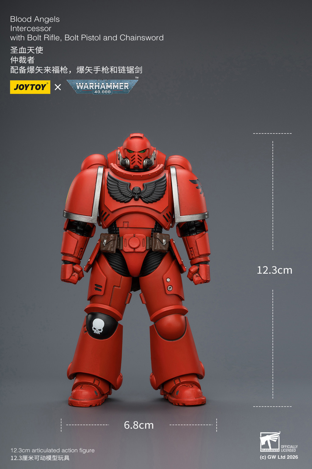 Blood Angels Intercessor with Bolt Rifle, Bolt Pistol and Chainsword - view 19