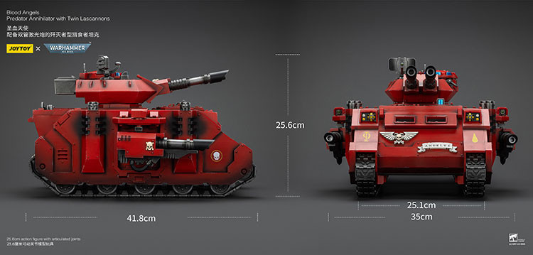 Blood Angels Predator Annihilator with Twin Lascannons - view 18