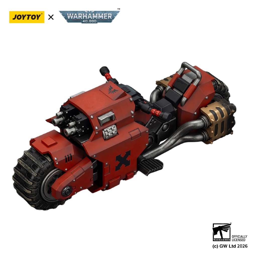 Blood Angels Raider-pattern Combat Bike with twin-linked bolt rifles - view 7