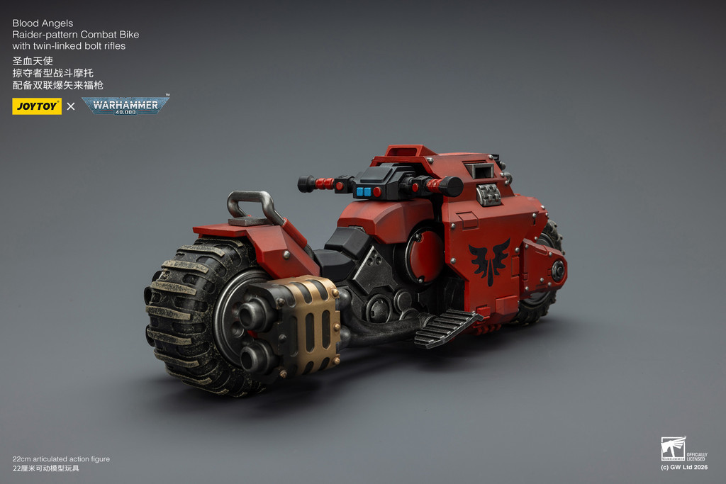 Blood Angels Raider-pattern Combat Bike with twin-linked bolt rifles - view 16
