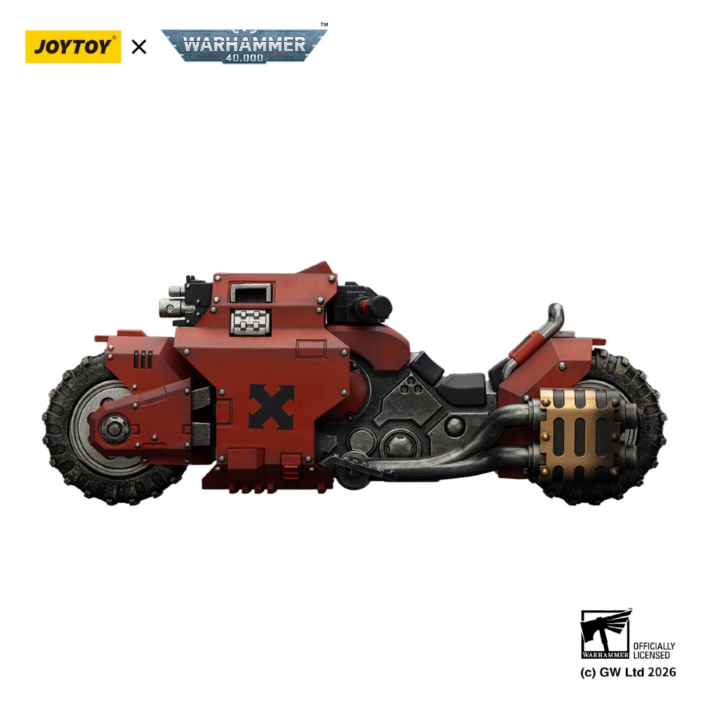 Blood Angels Raider-pattern Combat Bike with twin-linked bolt rifles - view 5