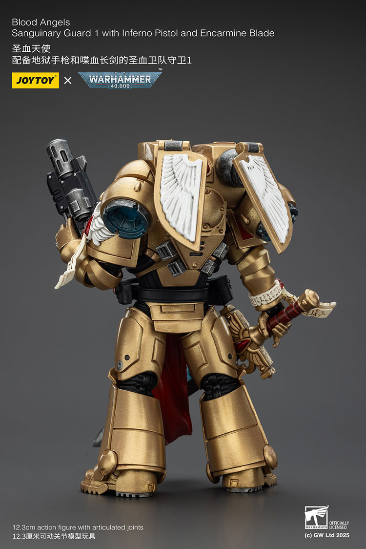 Blood Angels Sanguinary Guard 1 with Inferno Pistol and Encarmine Blade - view 9