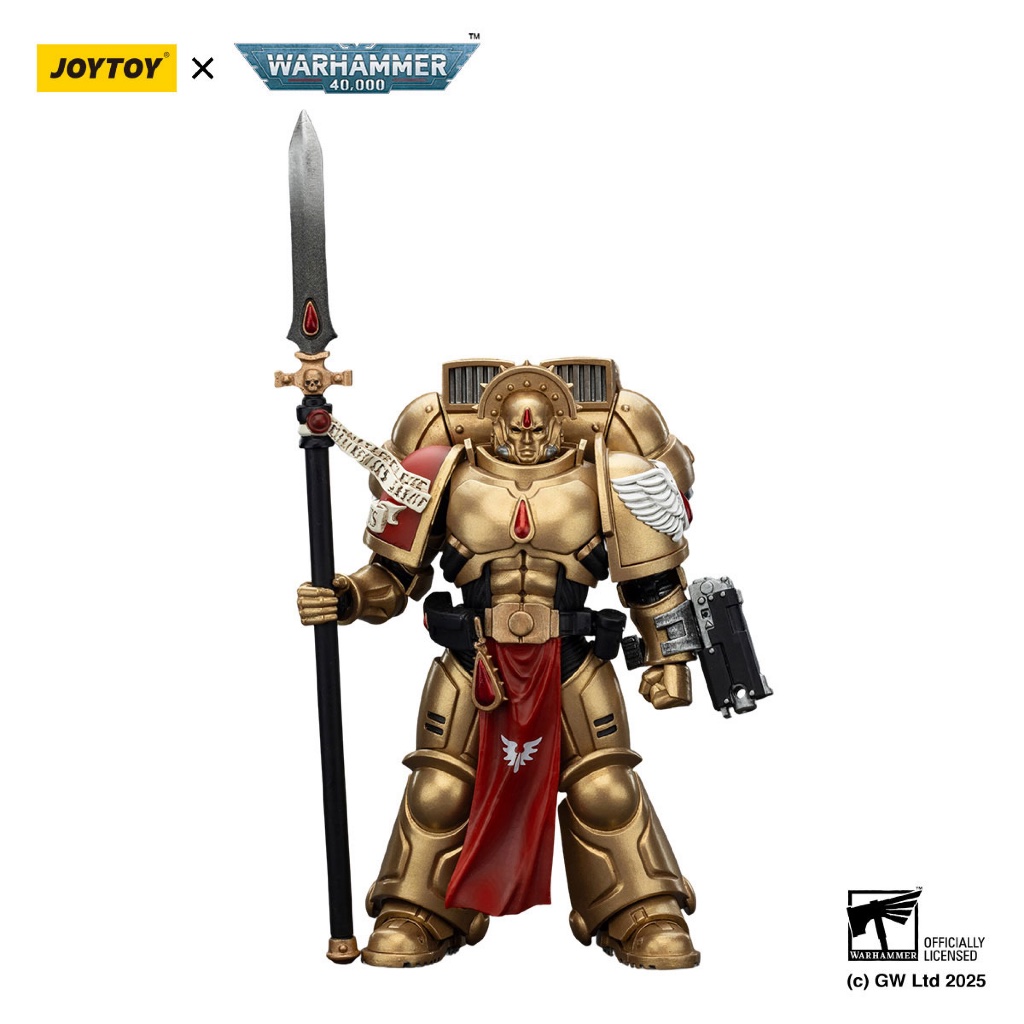 Blood Angels Sanguinary Guard 2 with Angelus Boltgun and Encarmine Spear - view 2
