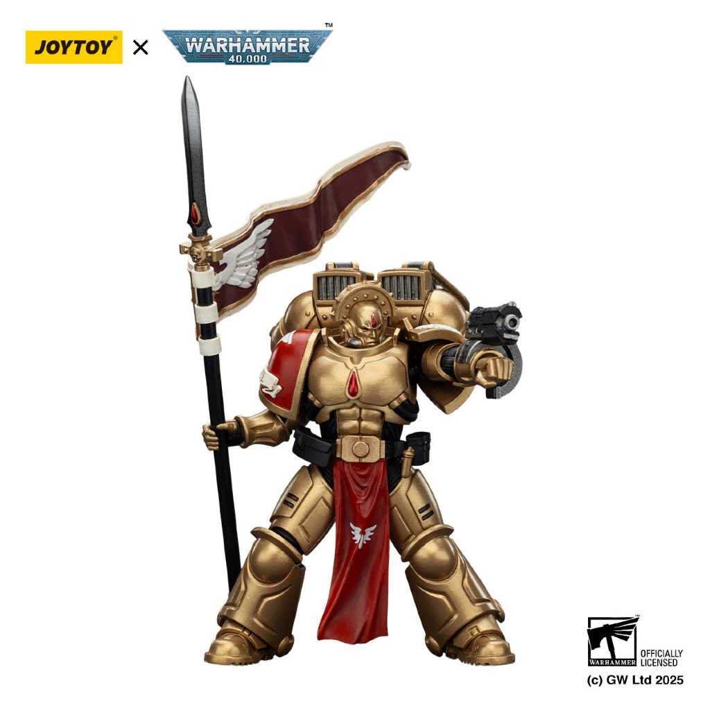 Blood Angels Sanguinary Guard 3 with Angelus Boltgun and Encarmine Spear - view 4