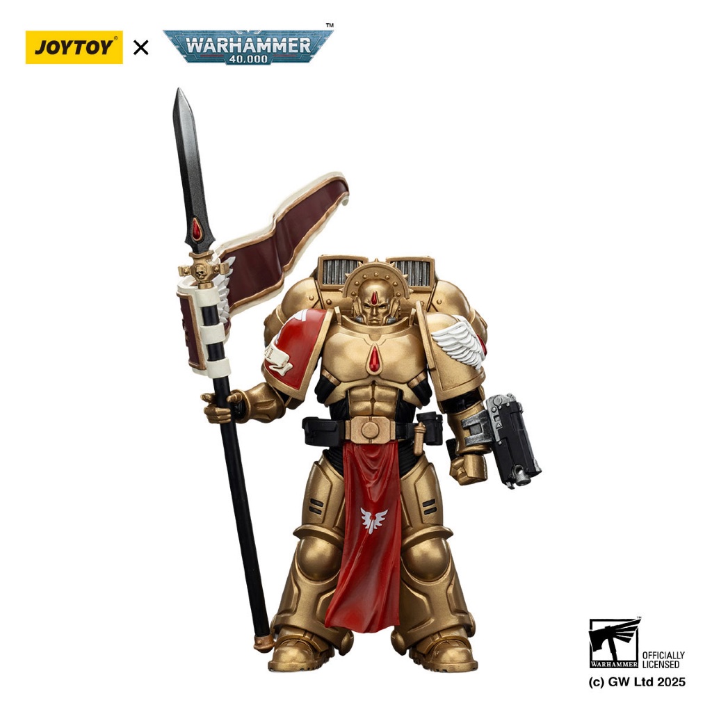 Blood Angels Sanguinary Guard 3 with Angelus Boltgun and Encarmine Spear - view 2