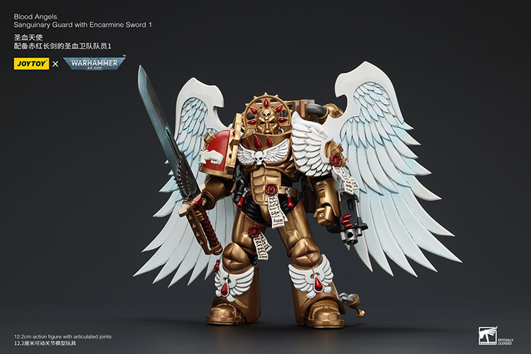 Blood Angels Sanguinary Guard with Encarmine Sword 1 - view 8
