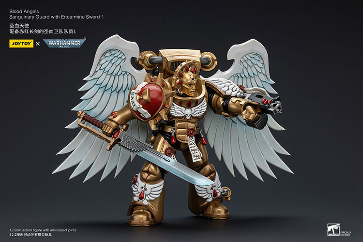 Blood Angels Sanguinary Guard with Encarmine Sword 1 - view 11