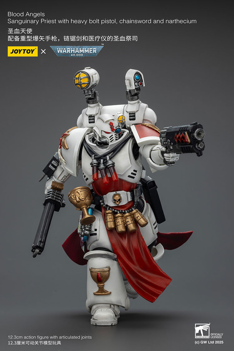 Blood Angels Sanguinary Priest with Heavy bolt pistol, chainsword and narthecium - view 7