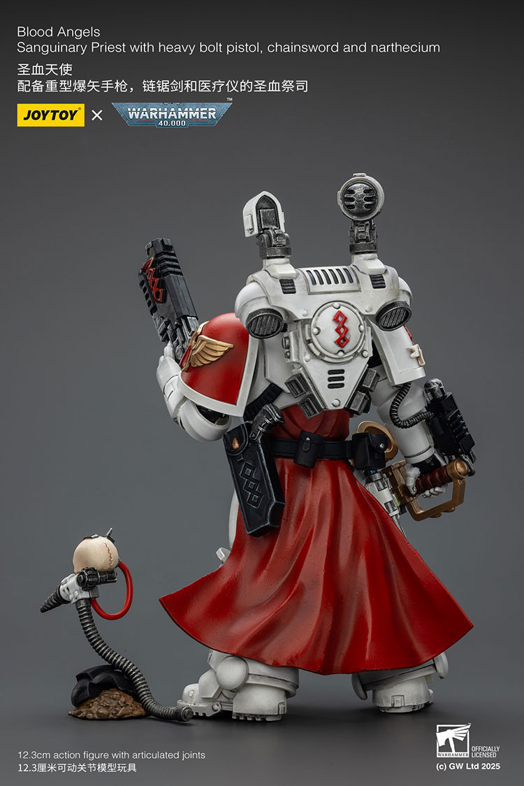 Blood Angels Sanguinary Priest with Heavy bolt pistol, chainsword and narthecium - view 8