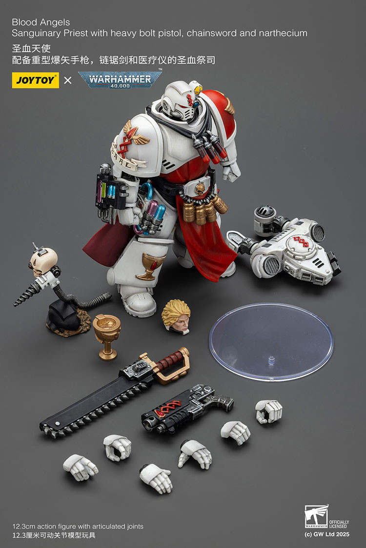 Blood Angels Sanguinary Priest with Heavy bolt pistol, chainsword and narthecium - view 14