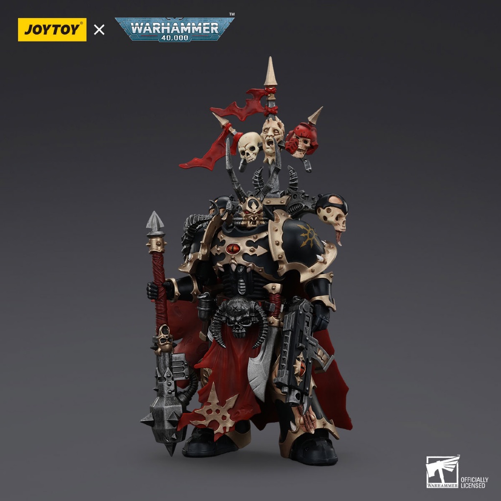 Chaos Space Marines Black Legion Chosen Champion with bolter and power maul - main product image