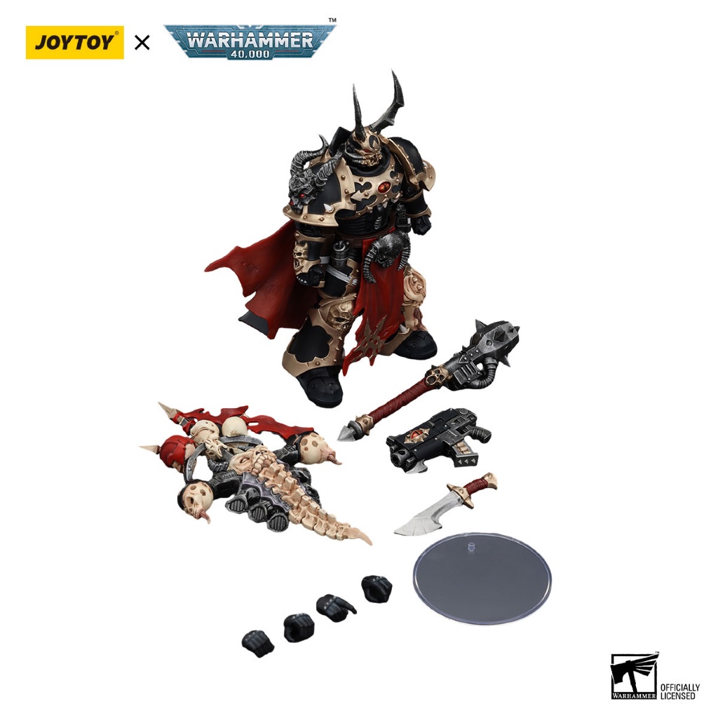 Chaos Space Marines Black Legion Chosen Champion with bolter and power maul - view 6