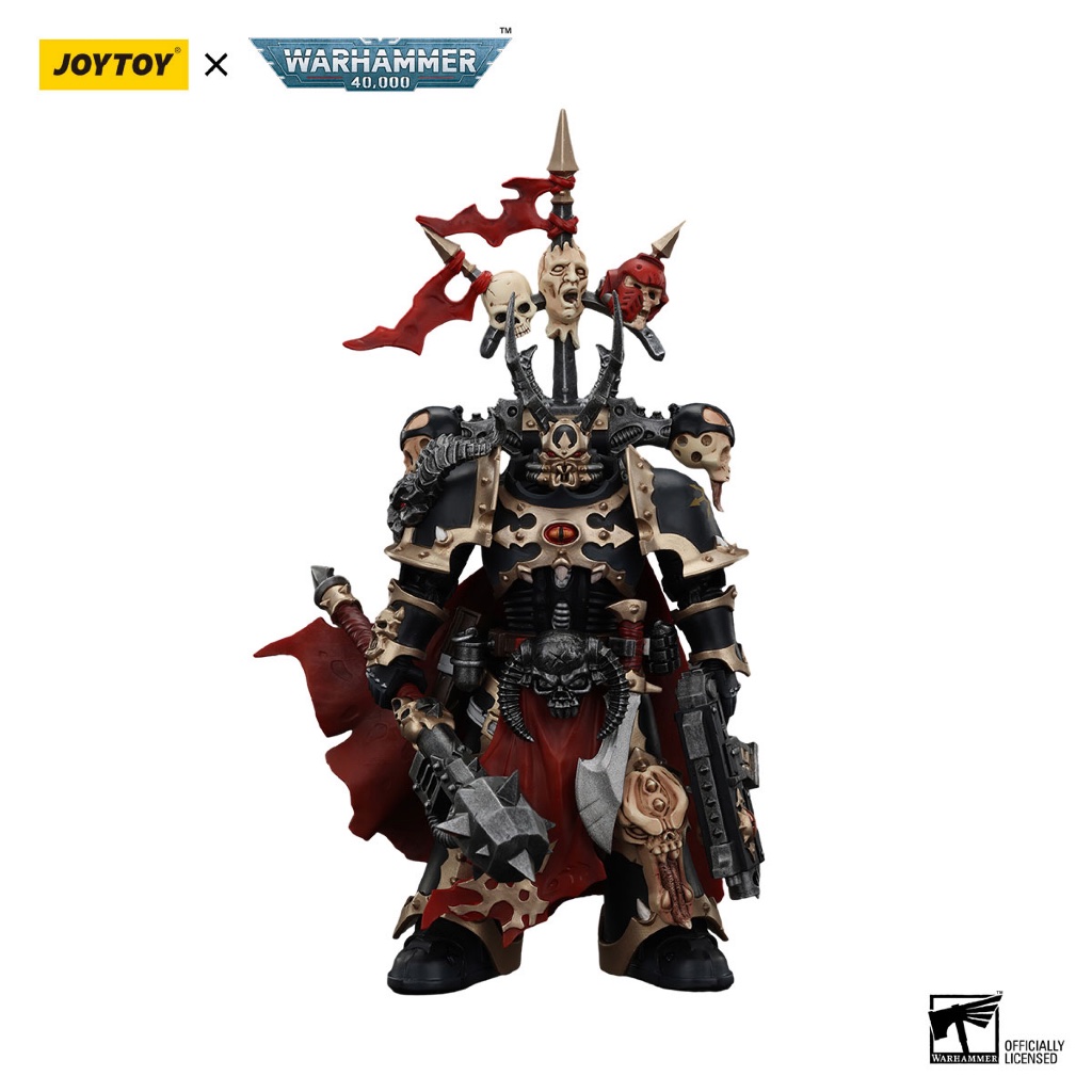 Chaos Space Marines Black Legion Chosen Champion with bolter and power maul - view 2
