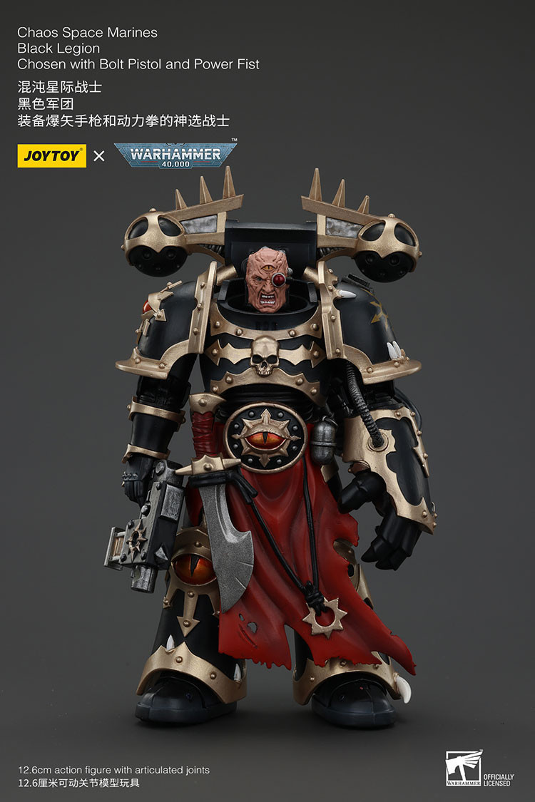 Chaos Space Marines Black Legion Chosen with Bolt Pistol and Power Fist - view 14