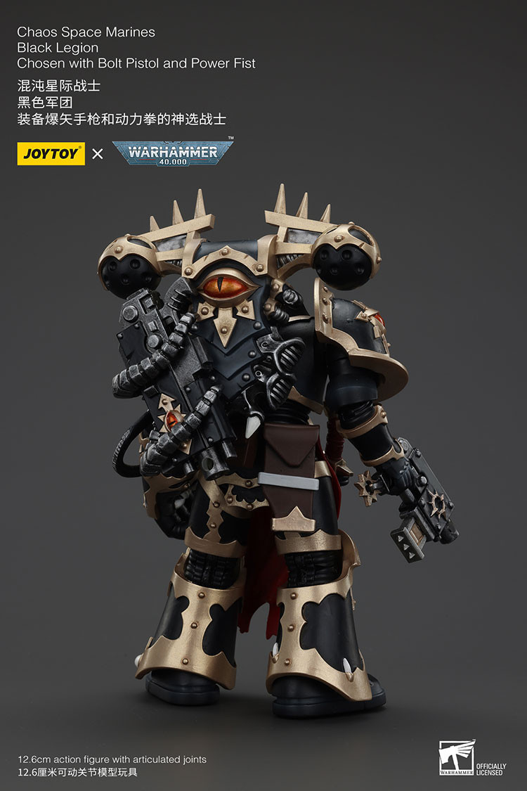 Chaos Space Marines Black Legion Chosen with Bolt Pistol and Power Fist - view 13