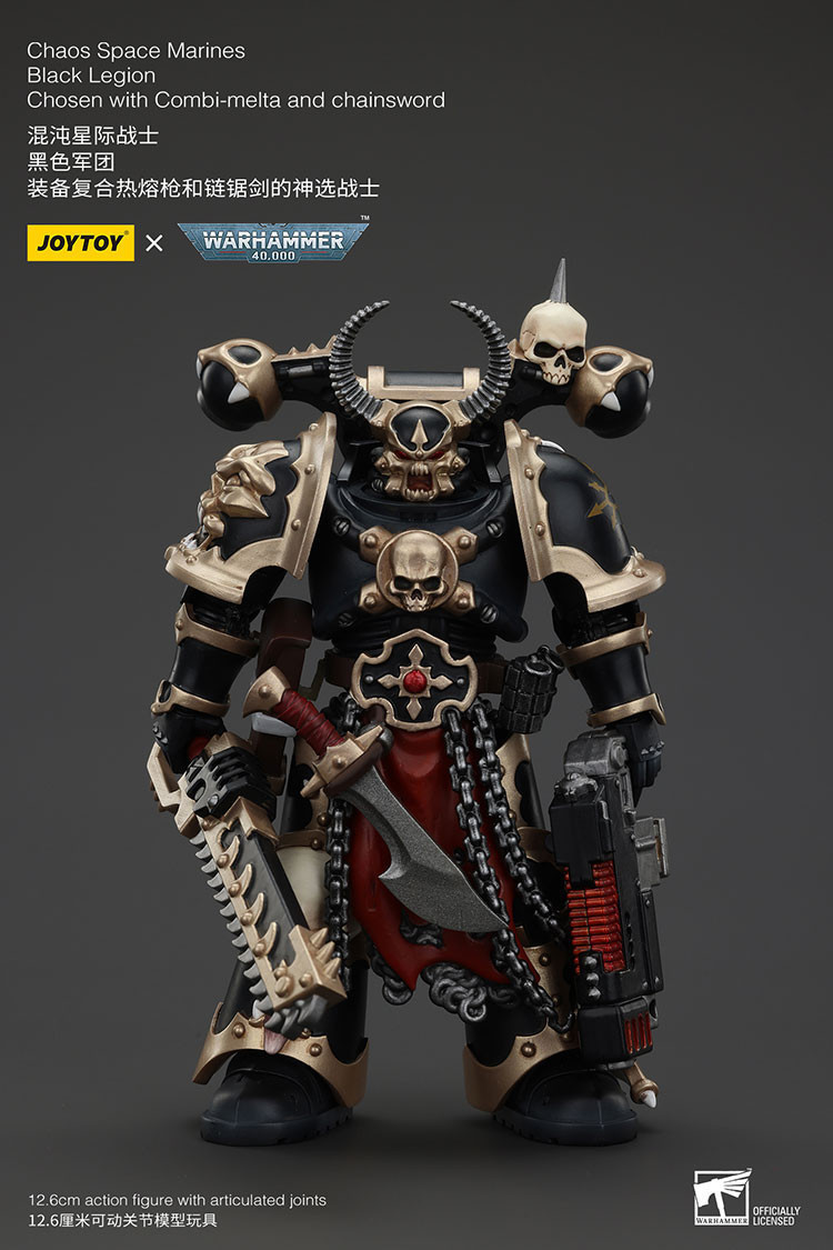 Chaos Space Marines Black Legion Chosen with Combi-melta and chainsword - view 14