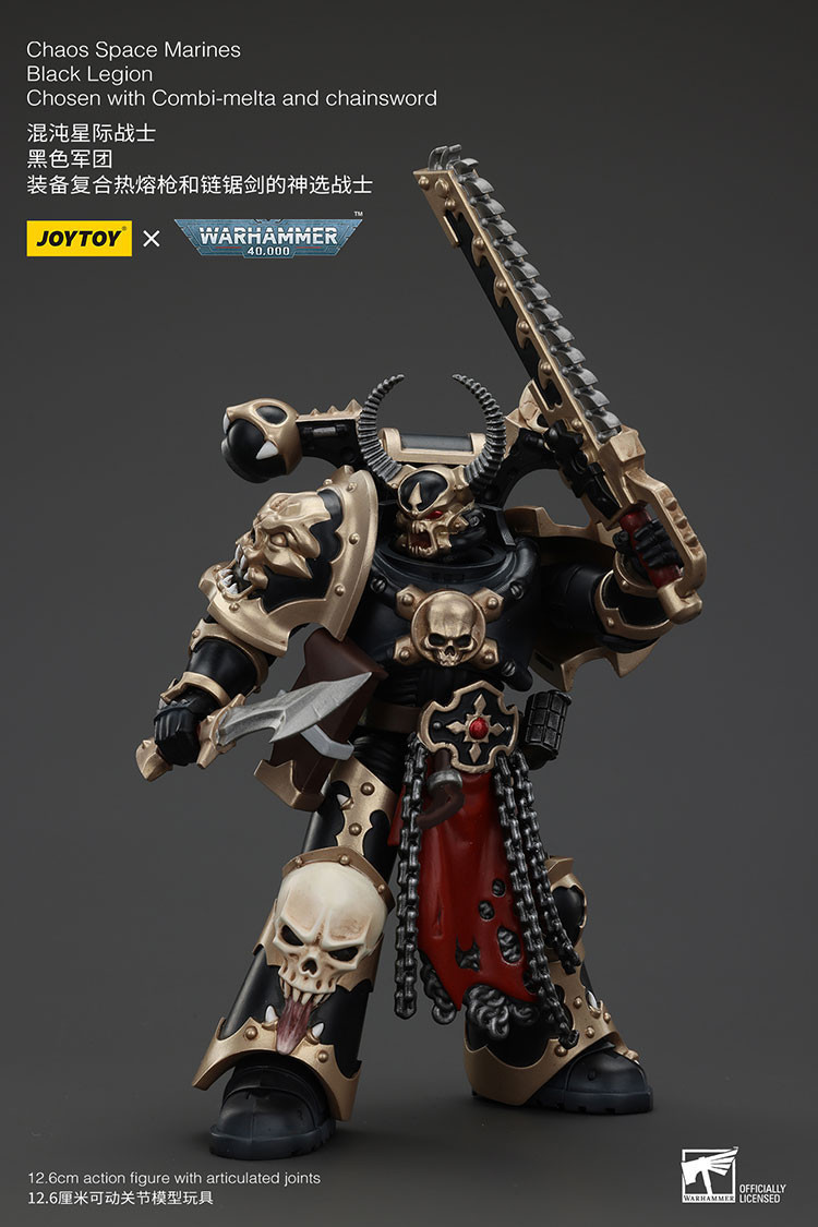 Chaos Space Marines Black Legion Chosen with Combi-melta and chainsword - view 8