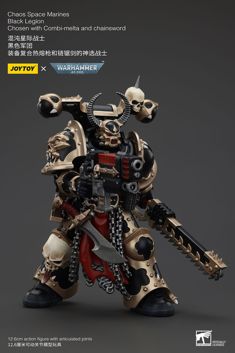 Chaos Space Marines Black Legion Chosen with Combi-melta and chainsword - view 10