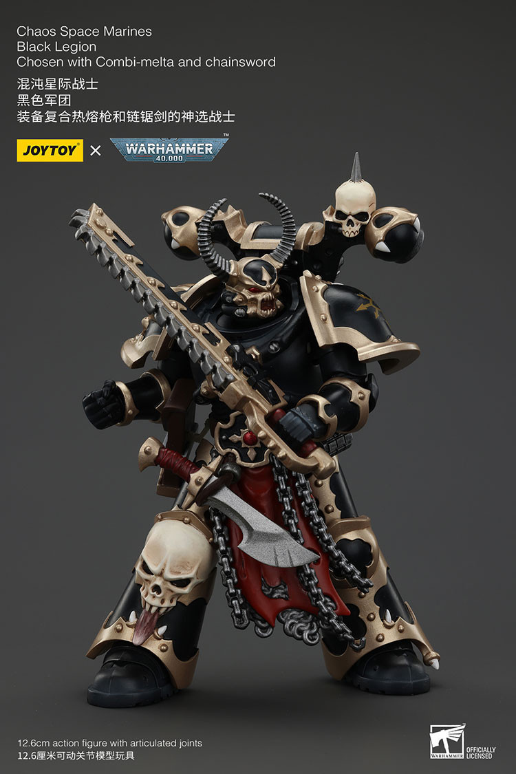 Chaos Space Marines Black Legion Chosen with Combi-melta and chainsword - view 9