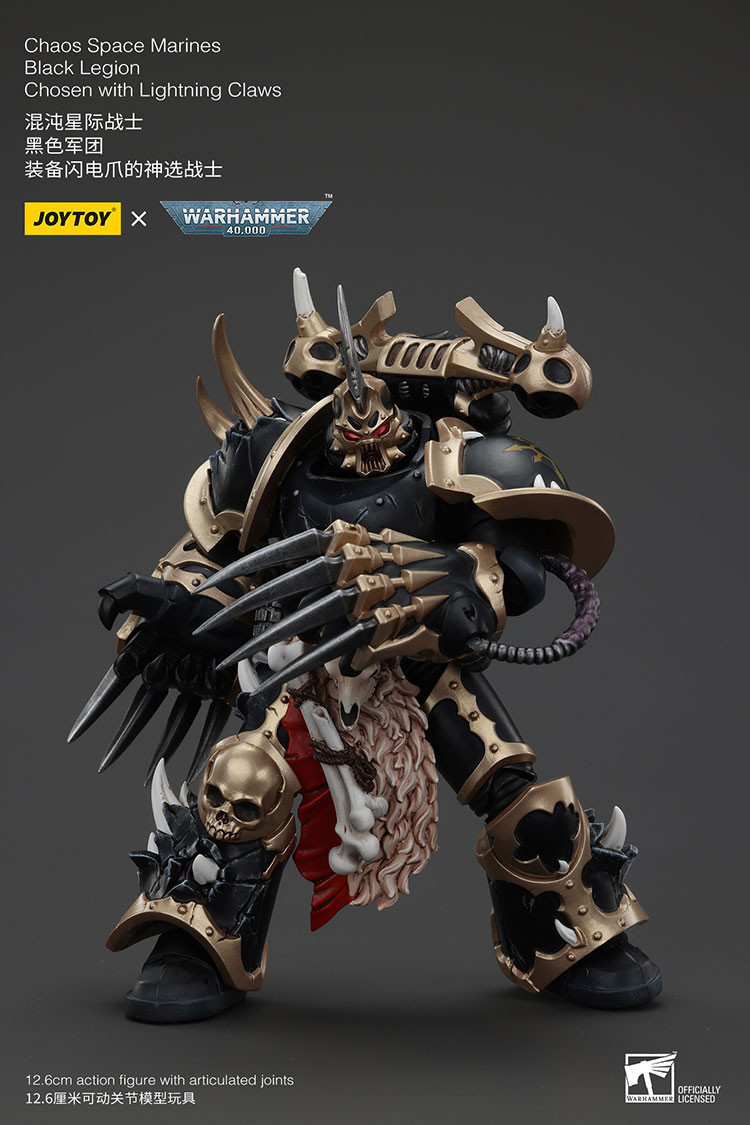 Chaos Space Marines Black Legion Chosen with Lightning Claws - view 10