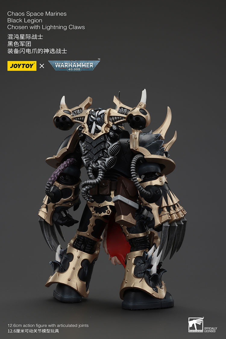 Chaos Space Marines Black Legion Chosen with Lightning Claws - view 12