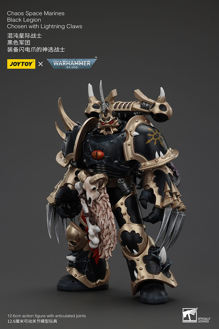 Chaos Space Marines Black Legion Chosen with Lightning Claws - view 11