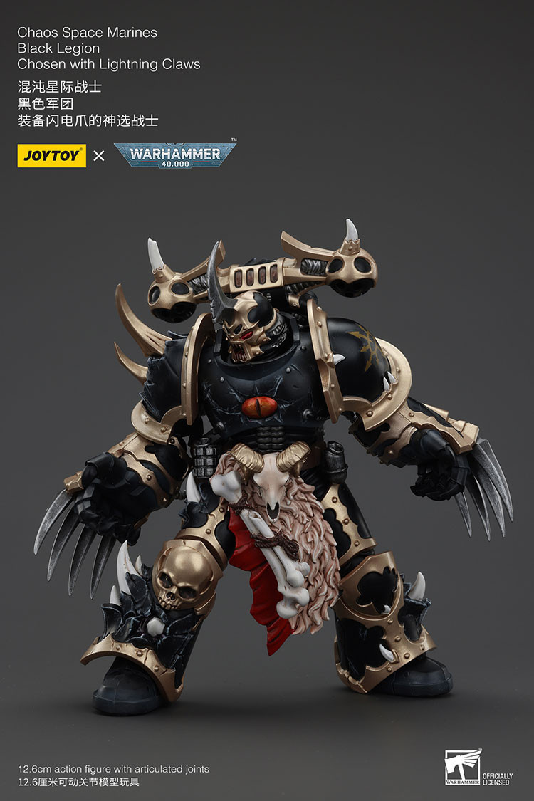 Chaos Space Marines Black Legion Chosen with Lightning Claws - view 9
