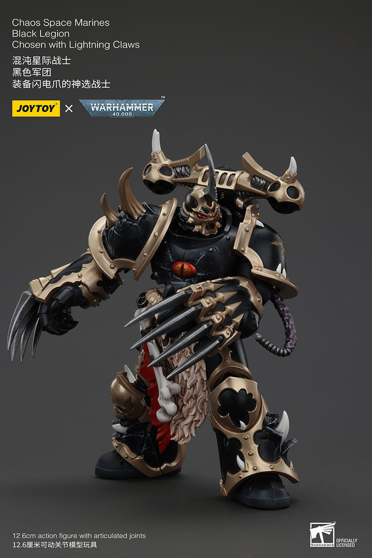 Chaos Space Marines Black Legion Chosen with Lightning Claws - view 8
